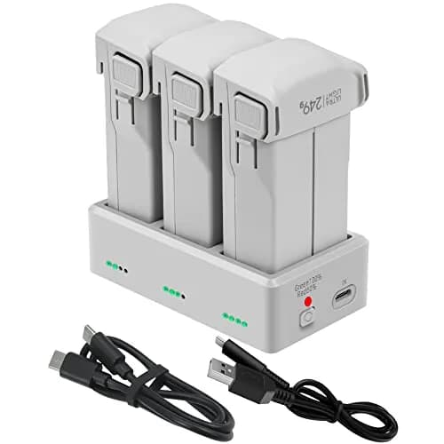 Hanatora Battery Charger Hub with Storage for DJI Mini 3 & 4 Batteries | Sequence Charging & Storage Mode thumbnail 1