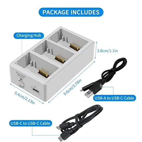 Hanatora Battery Charger Hub with Storage for DJI Mini 3 & 4 Batteries | Sequence Charging & Storage Mode thumbnail 6