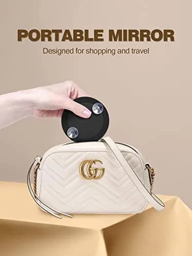 Macaki 20x Magnifying Mirror Suction Cup | Powerful 3.5 in, Black, Travel & Makeup thumbnail 6