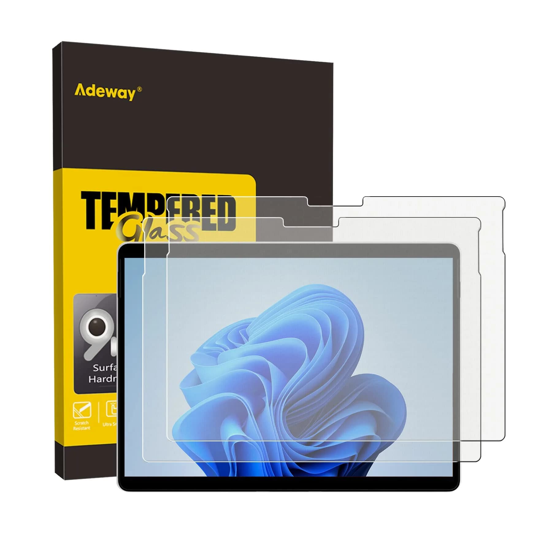 Adeway Paperfeel Screen Protector for Surface Pro 11/10/9/8/X 13" | Matte Tempered Glass with Anti-glare (110c) — HDX-Clear