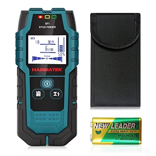 HANMATEK Stud Finder Wall Scanner Detector with Pro Smart Sensor, Audio Alarm & HD LCD Display | 18.4cm (7.24in) Length thumbnail 1