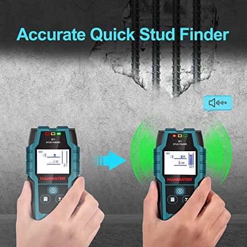 HANMATEK Stud Finder Wall Scanner Detector with Pro Smart Sensor, Audio Alarm & HD LCD Display | 18.4cm (7.24in) Length thumbnail 6