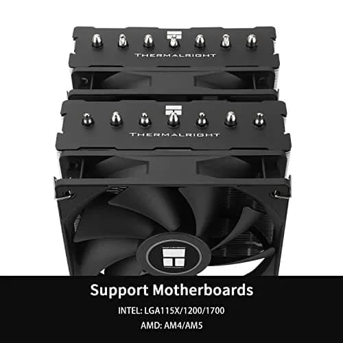 Thermalright PS120SE CPU Air Cooler 154mm Height | Dual 120mm PWM Fan, AGHP 4.0 thumbnail 3