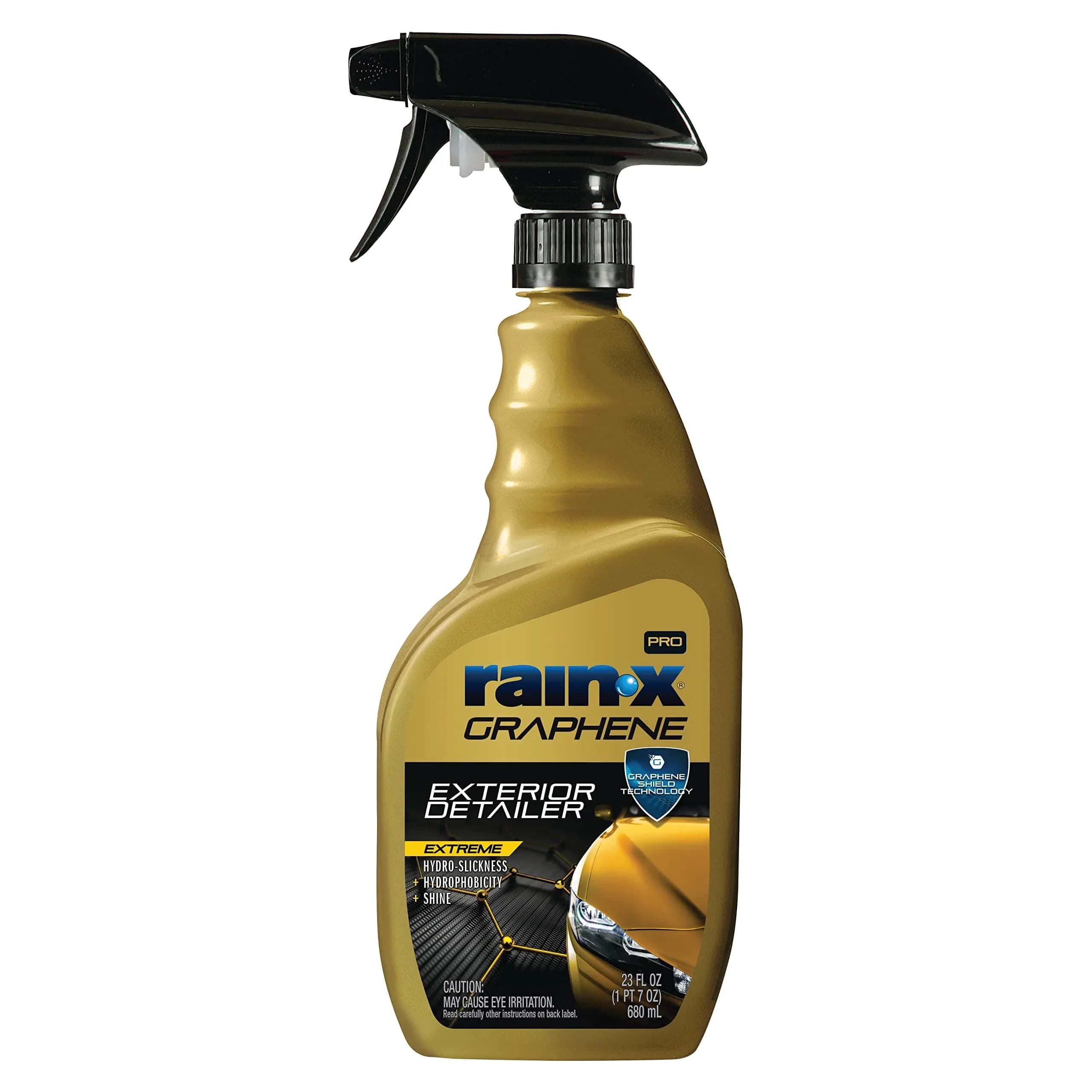 Rain-X PRO Graphene Exterior Detailer Spray 678ml (23 Fl Oz) | Advanced Graphene Shield Technology for Gloss and Protection