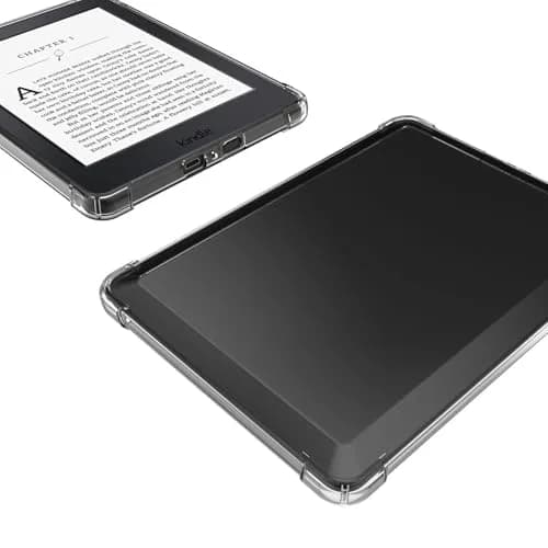 SFFINE Clear Case for 6" Kindle Paperwhite 10th Gen | Transparent Silicone TPU Cover thumbnail 2