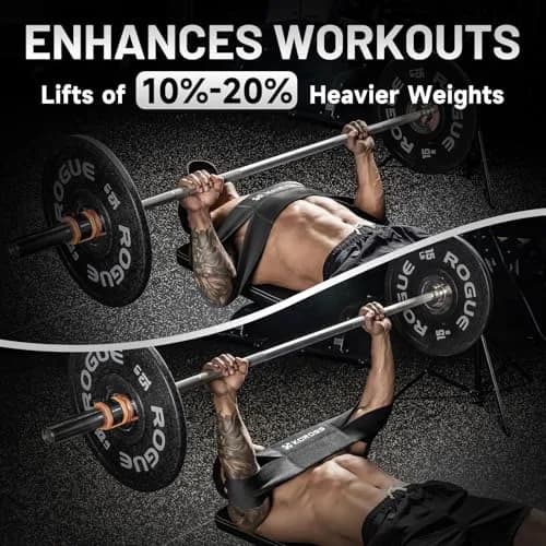 kcross Bench Press Band for Men and Women | Resistance Band for Weight Lifting & Push-Ups (7.6in) thumbnail 5