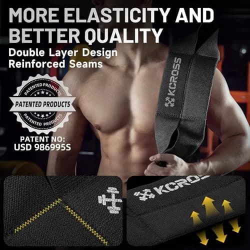 kcross Bench Press Band for Men and Women | Resistance Band for Weight Lifting & Push-Ups (7.6in) thumbnail 6
