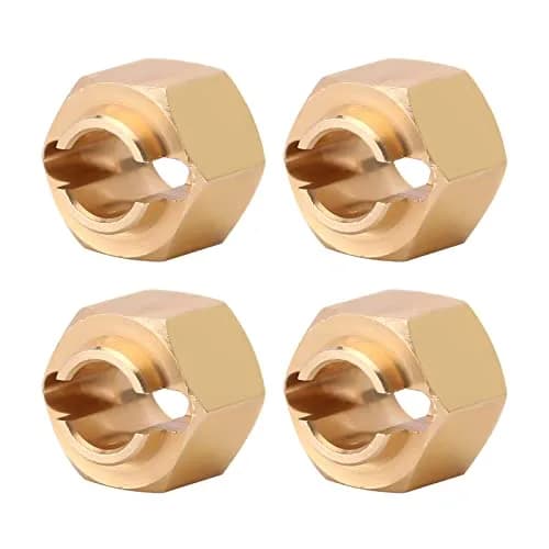 INJORA Brass Wheel Hex Hub Extenders 5mm+6mm for 1/18 TRX4M thumbnail 3