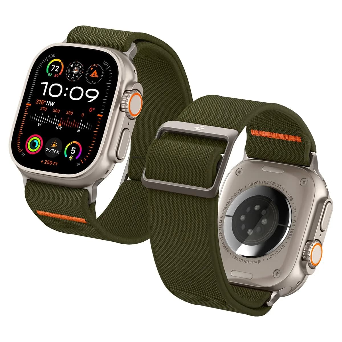 Spigen Lite Fit Ultra for Apple Watch Band, Lightweight Fabric Strap | Durable, Breathable & Compatible with Apple Watch Ultra 49mm