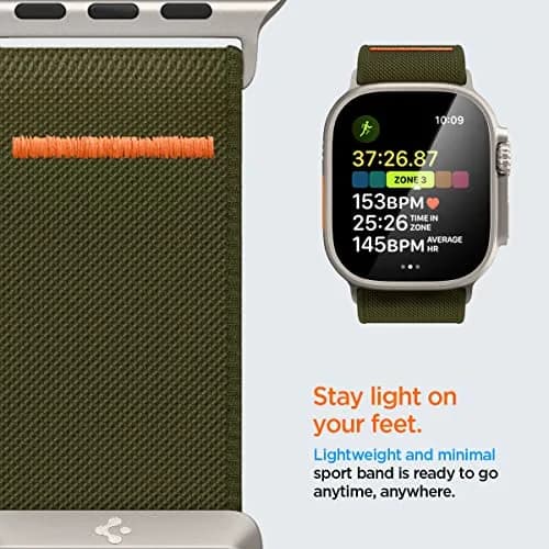 Spigen Lite Fit Ultra for Apple Watch Band, Lightweight Fabric Strap | Durable, Breathable & Compatible with Apple Watch Ultra 49mm thumbnail 5