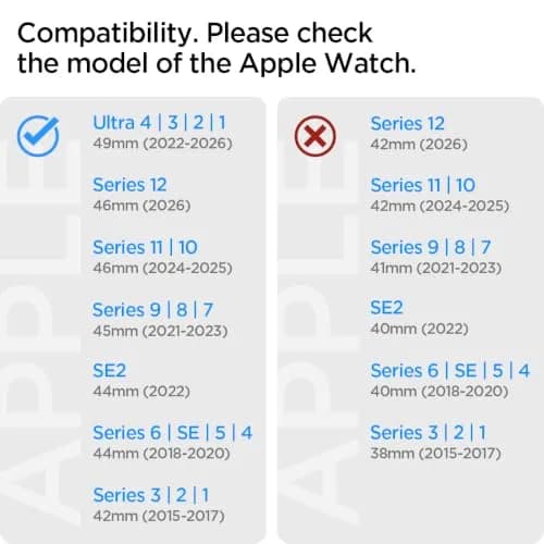 Spigen Lite Fit Ultra for Apple Watch Band, Lightweight Fabric Strap 49mm | Breathable & Durable thumbnail 2
