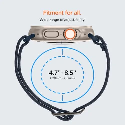 Spigen Lite Fit Ultra for Apple Watch Band, Lightweight Fabric Strap 49mm | Breathable & Durable thumbnail 3