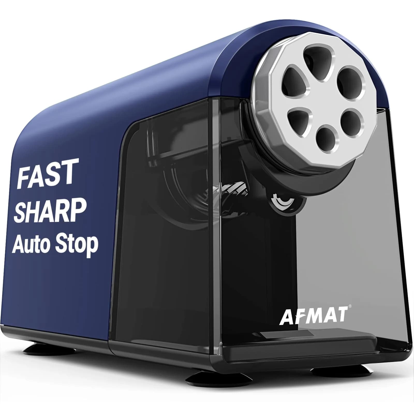 AFMAT PSX2 Electric Pencil Sharpener 156 mm (6.9 in) | Heavy Duty for 6-11mm Pencils — Blue
