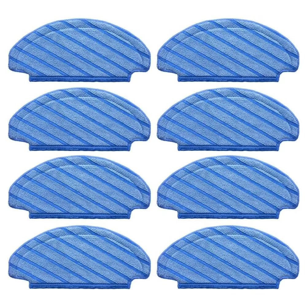 neutop Replacements for Ecovacs Deebot OZMO 920 950 T5 T8 T9 N7 N8 N10 | Compatible Vacuum Parts & Accessories — 8 Washable Mopping Pads