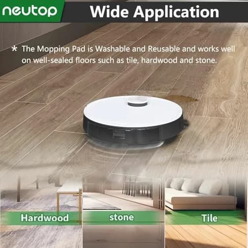 neutop Washable Mop Pads for Ecovacs Deebot T8 N8 N10 Series | Reusable Microfiber Replacement Pads thumbnail 5