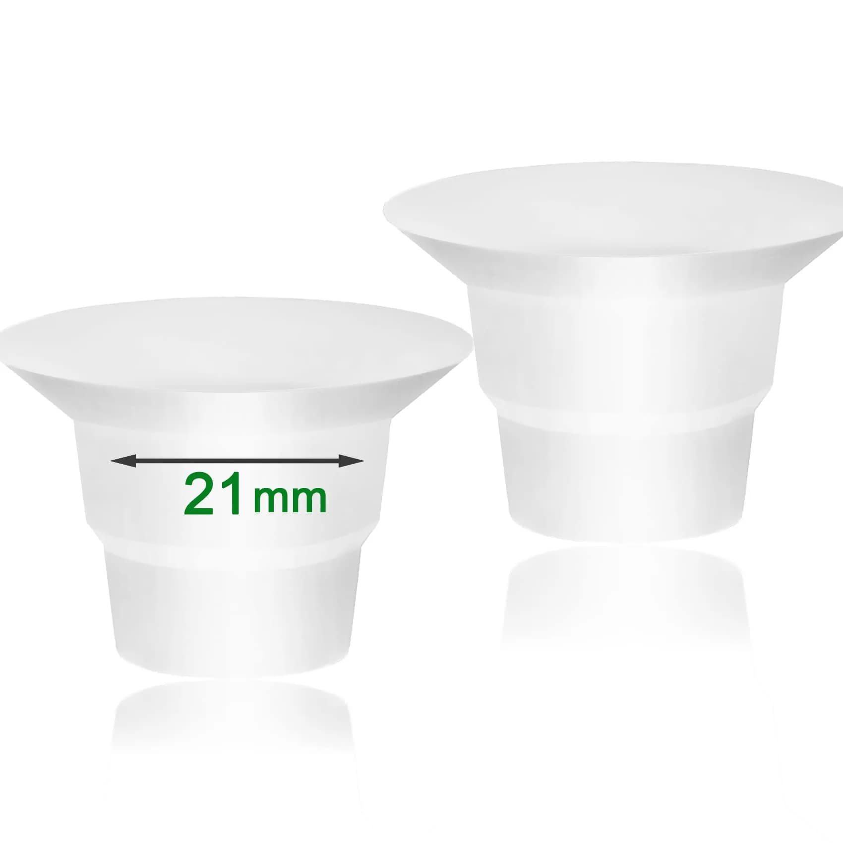 Mompmuir Breast Pump Cushion L (2 pc) | Reduces Pumping Pain, Customizes Flange Fit for 27-29mm Shields — 21 (For 24-25mm Flange)