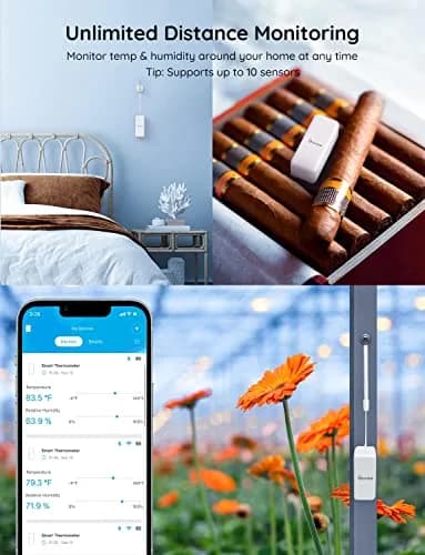 Govee Hygrometer Thermometer 6 Pack | Indoor & Outdoor Smart Gateway with App Alert thumbnail 5