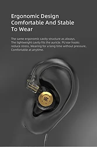 EZ EAR KZ EDX PRO Wired Earbuds in Ear Monitor 10mm Deep Bass | HiFi Sound, Detachable Cable, Comfortable Fit thumbnail 7
