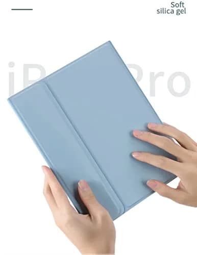 AnMengXinLing Blue Keyboard Case for iPad mini 5 (2019) with Mouse & Pencil Holder | Detachable Bluetooth Folio thumbnail 8