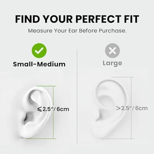 Avantree Resolve USB-C Wired Open-Ear Earbuds with Mic & Over-Ear Hook, Small-Medium Size (1.2m/4ft Cable) thumbnail 2