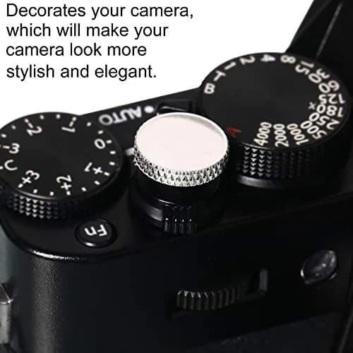 Panzong Metal Shutter Release Button (3 Pack Silver) | Concave Surface for Comfortable Shooting thumbnail 5