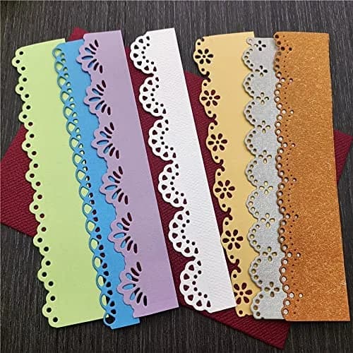 NVZBL 7pcs Flower Lace Cutting Dies Set 15cm (5.9in) | Metal Embossing Stencils for Card Scrapbooking thumbnail 4