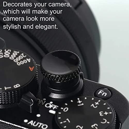 Panzong Black 3 Pcs Soft Shutter Release Button | Pure Copper Camera Shutter Button for Fujifilm, Leica, Nikon, Canon thumbnail 5