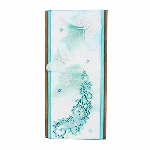 NVZBL Flower Corner Lace Cutting Dies Metal Embossing Stencils Template Mould 5.94 cm x 10.99 cm | DIY Craft Album Paper Card Decor thumbnail 4