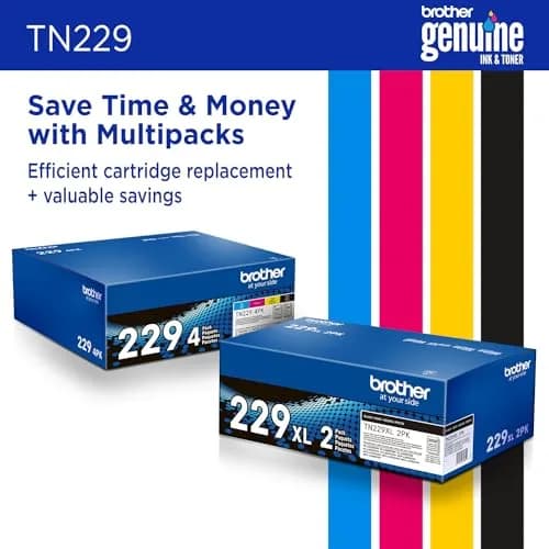 Brother Genuine TN229Y Yellow Standard Yield Toner Cartridge | Prints up to 1,200 Pages thumbnail 6