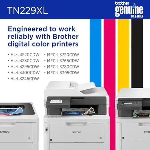 Brother Genuine TN229XLC Cyan High Yield Toner Cartridge 2300 Pages | OEM Quality for Laser Printers thumbnail 4
