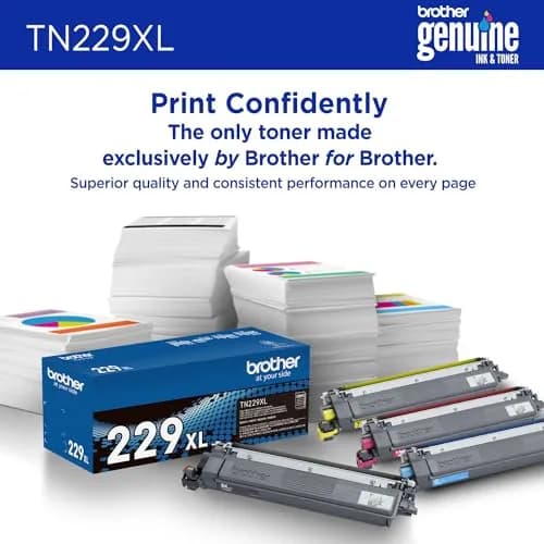 Brother Genuine TN229XLC Cyan High Yield Toner Cartridge 2300 Pages | OEM Quality for Laser Printers thumbnail 3
