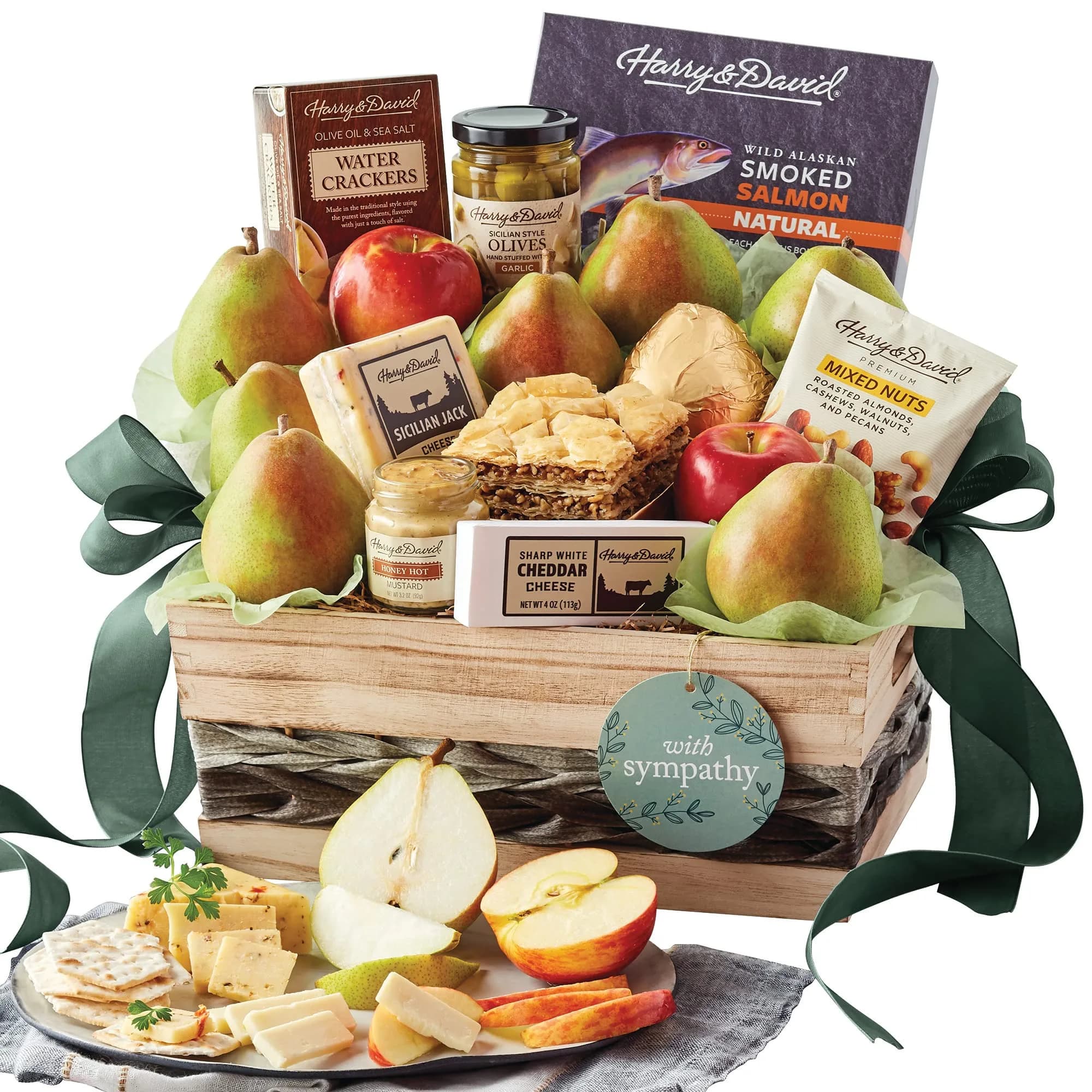 Harry & David Grand Sympathy Gift Basket, Heartwarming Gourmet Food | Premium Assortment for Comfort (120 chars) - main product image