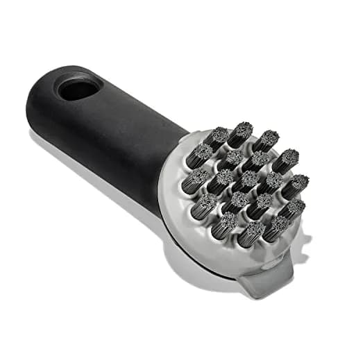 OXO Good Grips Cast Iron Scrub Brush | Gentle for Non-Stick & Heavy Duty for Cast Iron (1 EA) thumbnail 1