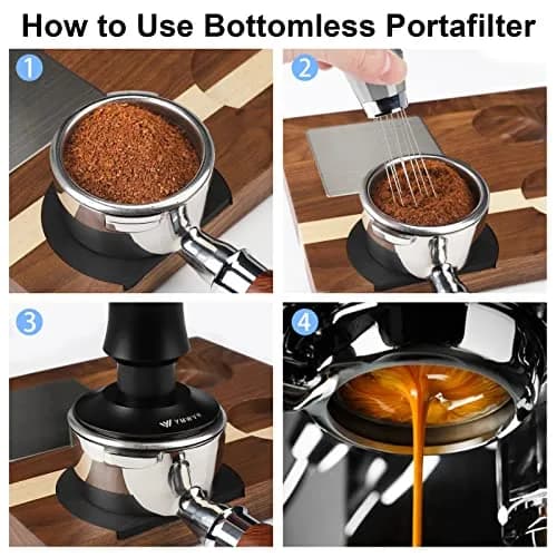 YMWVH 58mm Bottomless Portafilter 2 Ears for Gaggia Espresso Machines | Perfect Extraction & Durability thumbnail 8
