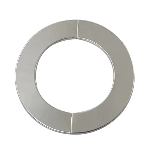 PZRT 2pcs Wall Split Flange 101mm Stainless Steel | Rust-Resistant Pipe Cover for Pipes thumbnail 1