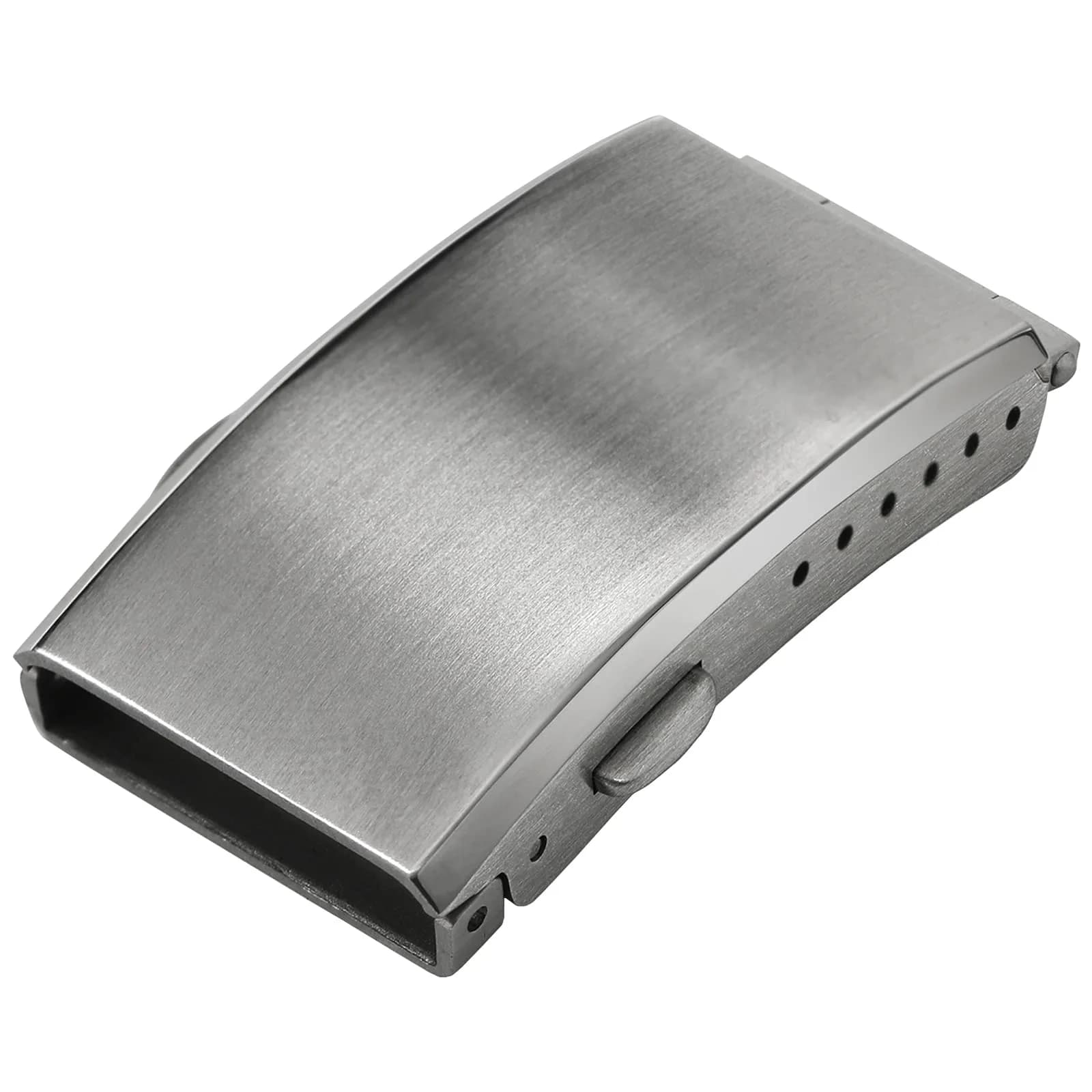 watchdives Watch Buckle 18mm Stainless Steel Silver Fold Safety Clasp | Durable & Adjustable - main product image