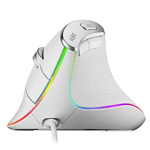 Nulea M504 Wired Vertical Ergonomic Mouse with 4-Level DPI & 11 RGB Modes | 191g (0.42 lb) thumbnail 1