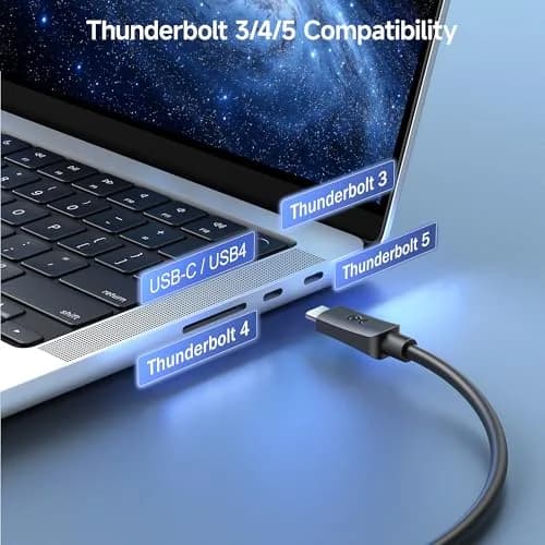 Cable Matters 2-Pack 6ft (1.8m) USB-C to USB-C 20Gbps Cables | 240W PD, 8K Video thumbnail 8