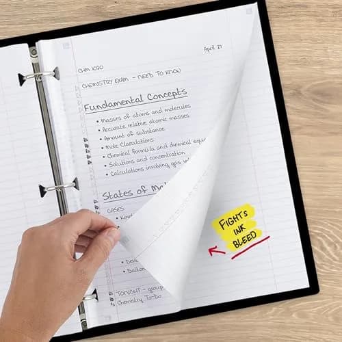 Five Star Reinforced College Ruled Loose Leaf Paper 8.5" x 11" | Lasts All Year, Fights Ink Bleed thumbnail 4