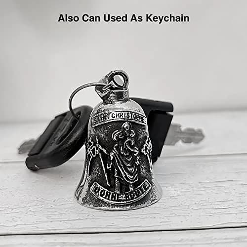 Omoojee Motorcycle Bell Guardian Angel for Luck Drive Safe | Unique 3D Design, Universal Fit, Gift Ready thumbnail 5