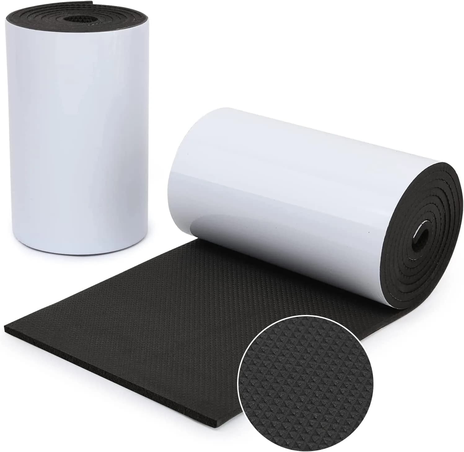 PICK FOR LIFE Garage Wall Protector, 2 Rolls 79"x8"x0.25" EVA Foam Bumper Guard | Protects Car Doors from Scratches — Black