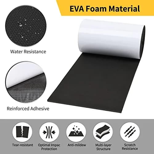 PICK FOR LIFE Garage Wall Protector, 2 Rolls 79"x8"x0.25" EVA Foam Bumper Guard | Protects Car Doors from Scratches thumbnail 4