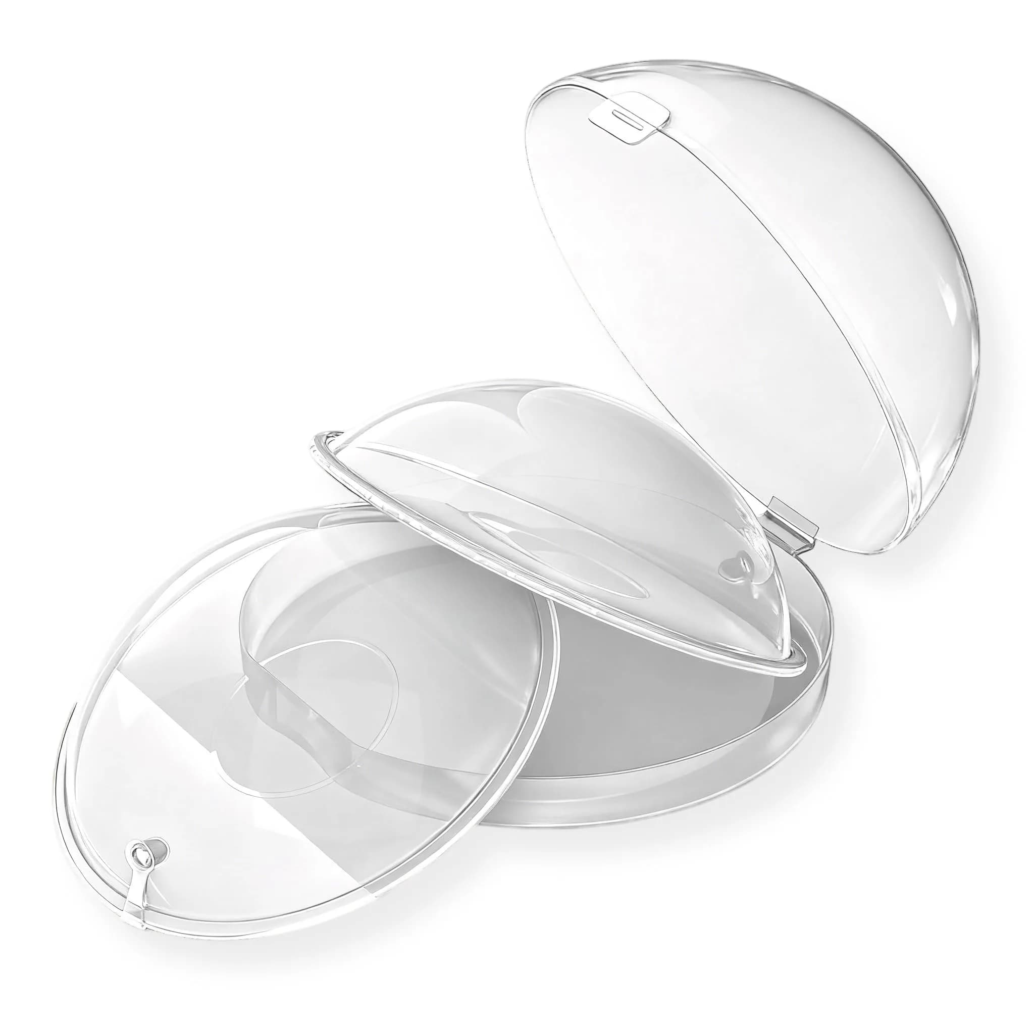 Zdolmy Breast Shells with Plugs, 2 Count (60ml) | Protects Sore Nipples, Collects Leaks — Upgrade Breast Shell with stopper