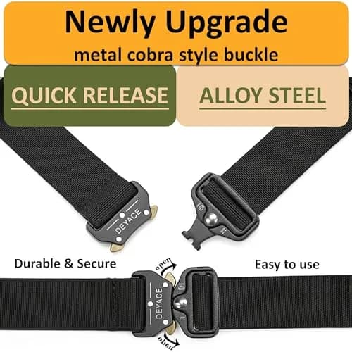 DEYACE Concealed Carry Tactical Fanny Pack for Men | Quick-Release Metal Buckle, Water-Resistant, 1 Pack thumbnail 4