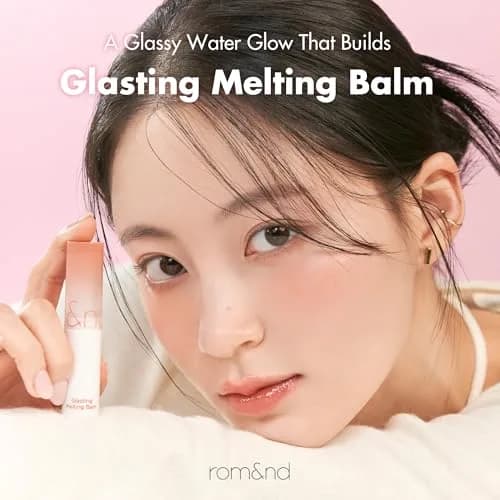rom&nd Glasting Melting Balm Tinted Lip Balm 0.12oz | Dewy, Hydrating, Vegan thumbnail 8