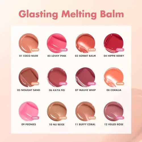 rom&nd Glasting Melting Balm Tinted Lip Balm 0.12oz | Dewy, Hydrating, Vegan thumbnail 9
