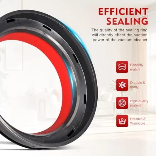 Kuflant Dust Bin Sealing Ring Assembly for Dyson V11 V15 SV14 SV15 SV22 Vacuum | Includes T8 Torx Screwdriver & Screw thumbnail 6