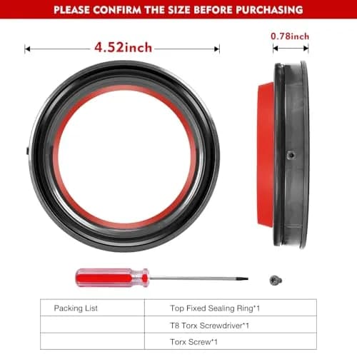 Kuflant Dust Bin Sealing Ring Compatible with Dyson Cyclone V10 SV12 | Durable, High-Quality Replacement thumbnail 2