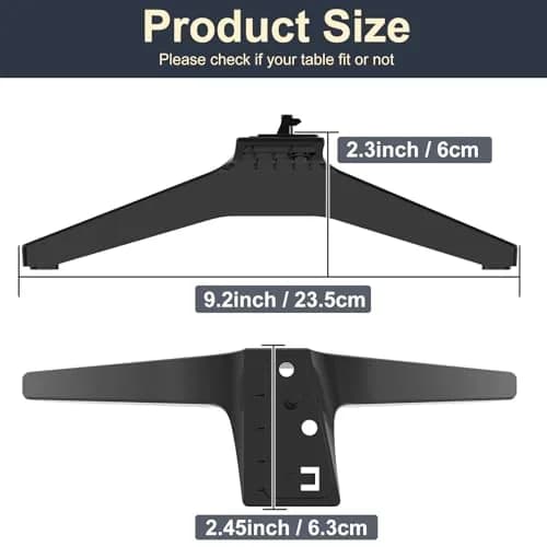 Maozhren Replacement TV Stand Legs for LG 49-55 Inch TVs | Includes Screws & Instructions thumbnail 8