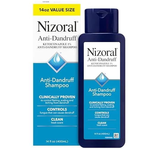 Nizoral Anti-Dandruff Shampoo with 1% Ketoconazole, Fresh Scent, 414ml (14 Fl Oz) | Controls Scalp Fungus thumbnail 1